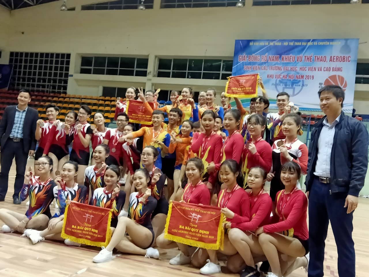 Chung kết giải ` Bóng rổ nam, Khiêu vũ thể thao, Aerobic sinh viên các trường Đại học, Học viện và Cao đẳng khu vực Hà Nội năm 2019
