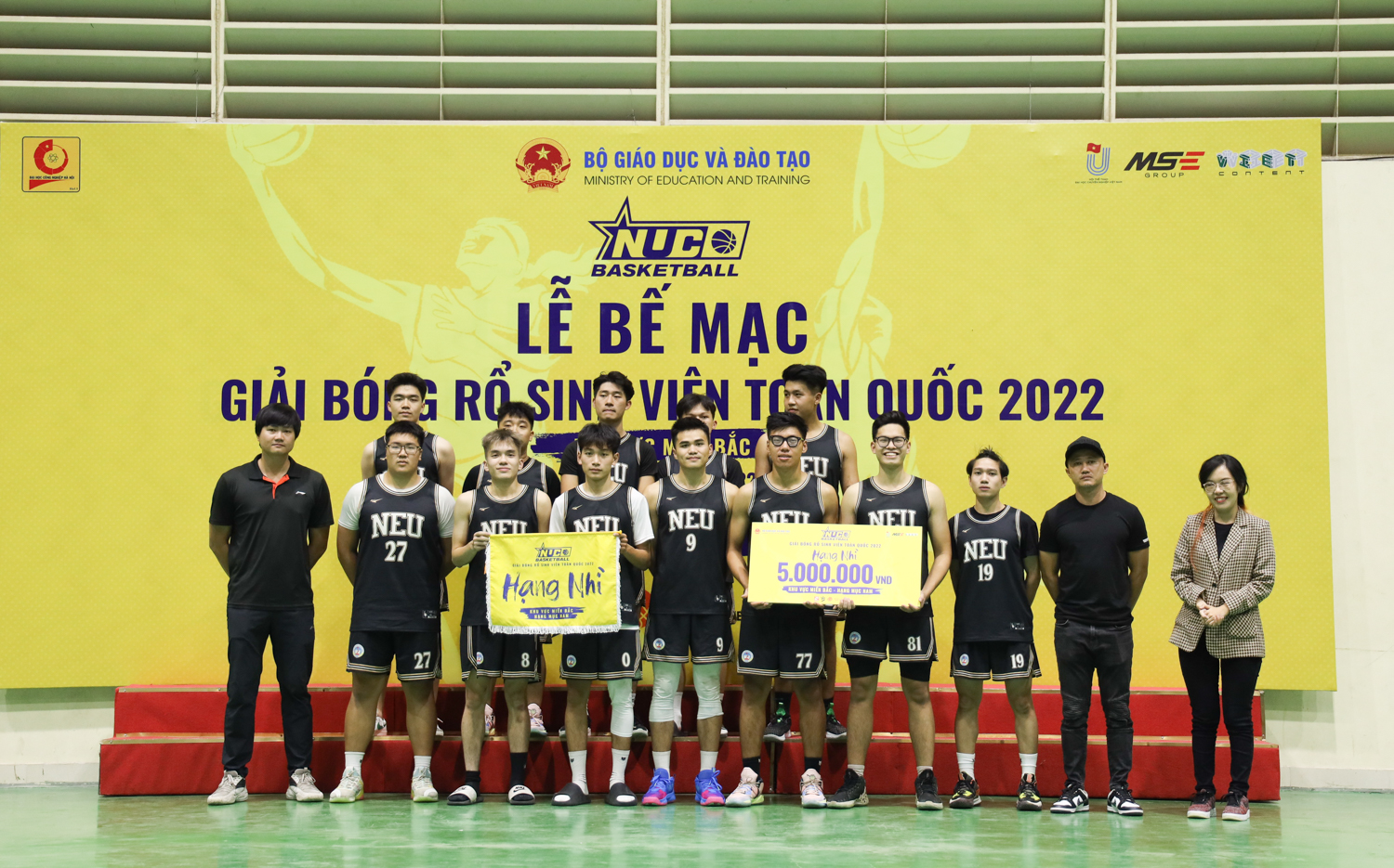 Bế mạc Giải bóng rổ sinh viên toàn quốc 2022 khu vực Miền Bắc