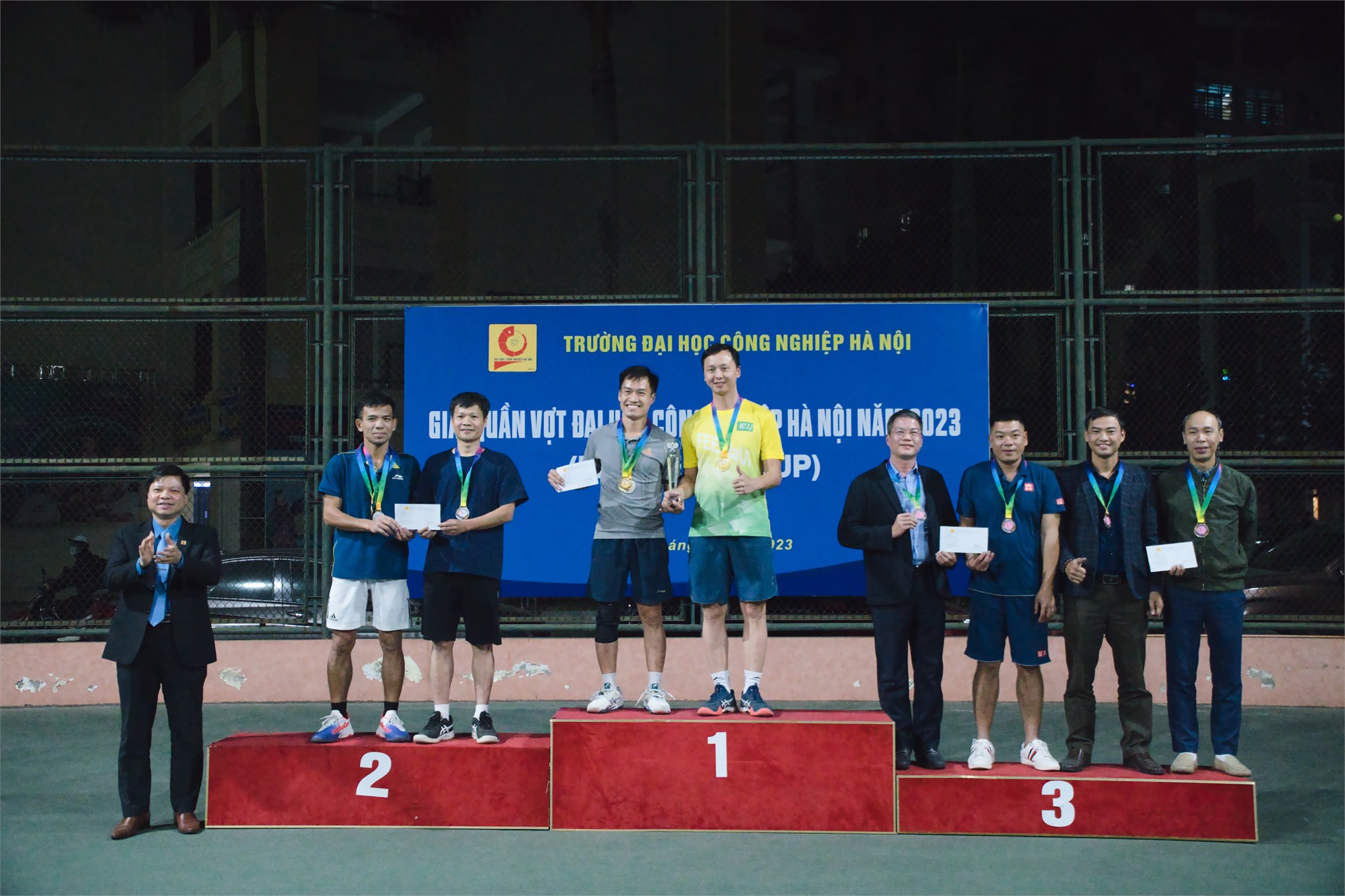 Chung kết Giải quần vợt Đại học Công nghiệp Hà Nội năm 2023