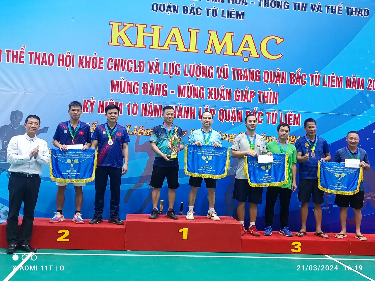 Trường Đại học Công Nghiệp Hà Nội tham gia thi đấu giải thể thao Hội khỏe CNVCLĐ và lực lượng vũ trang quận Bắc Từ Liêm năm 2024.
