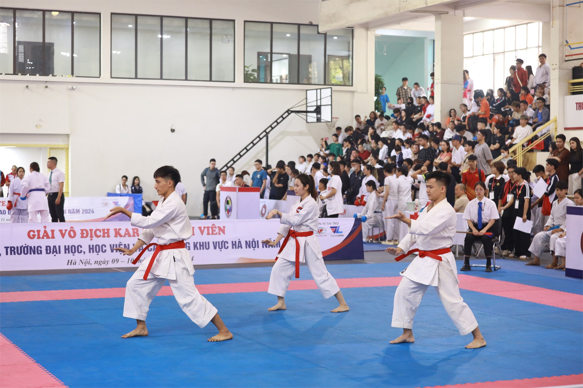 Ấn tượng giải vô địch Karate sinh viên đại học, cao đẳng khu vực Hà Nội năm 2024.