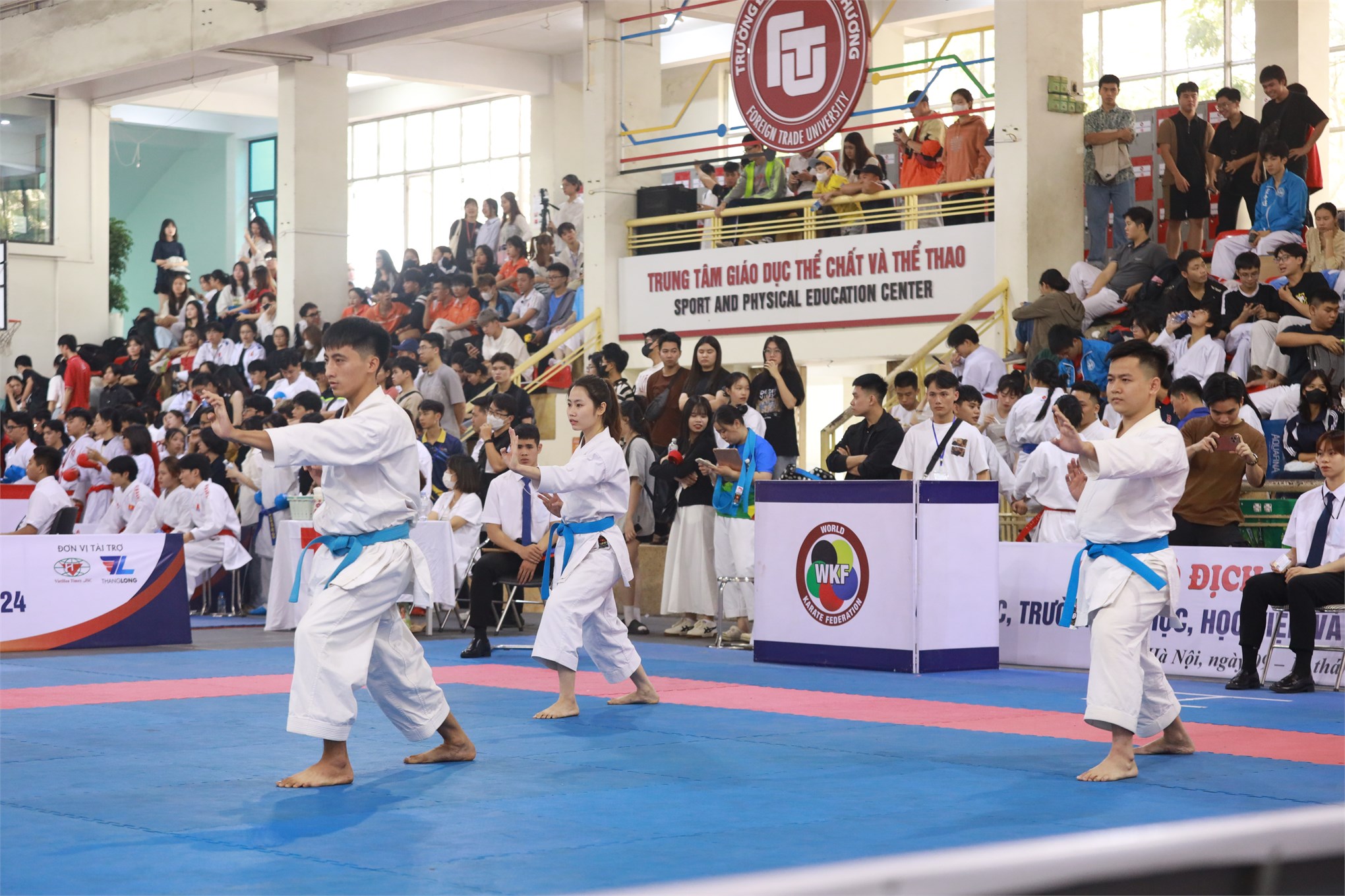 Ấn tượng giải vô địch Karate sinh viên đại học, cao đẳng khu vực Hà Nội năm 2024.