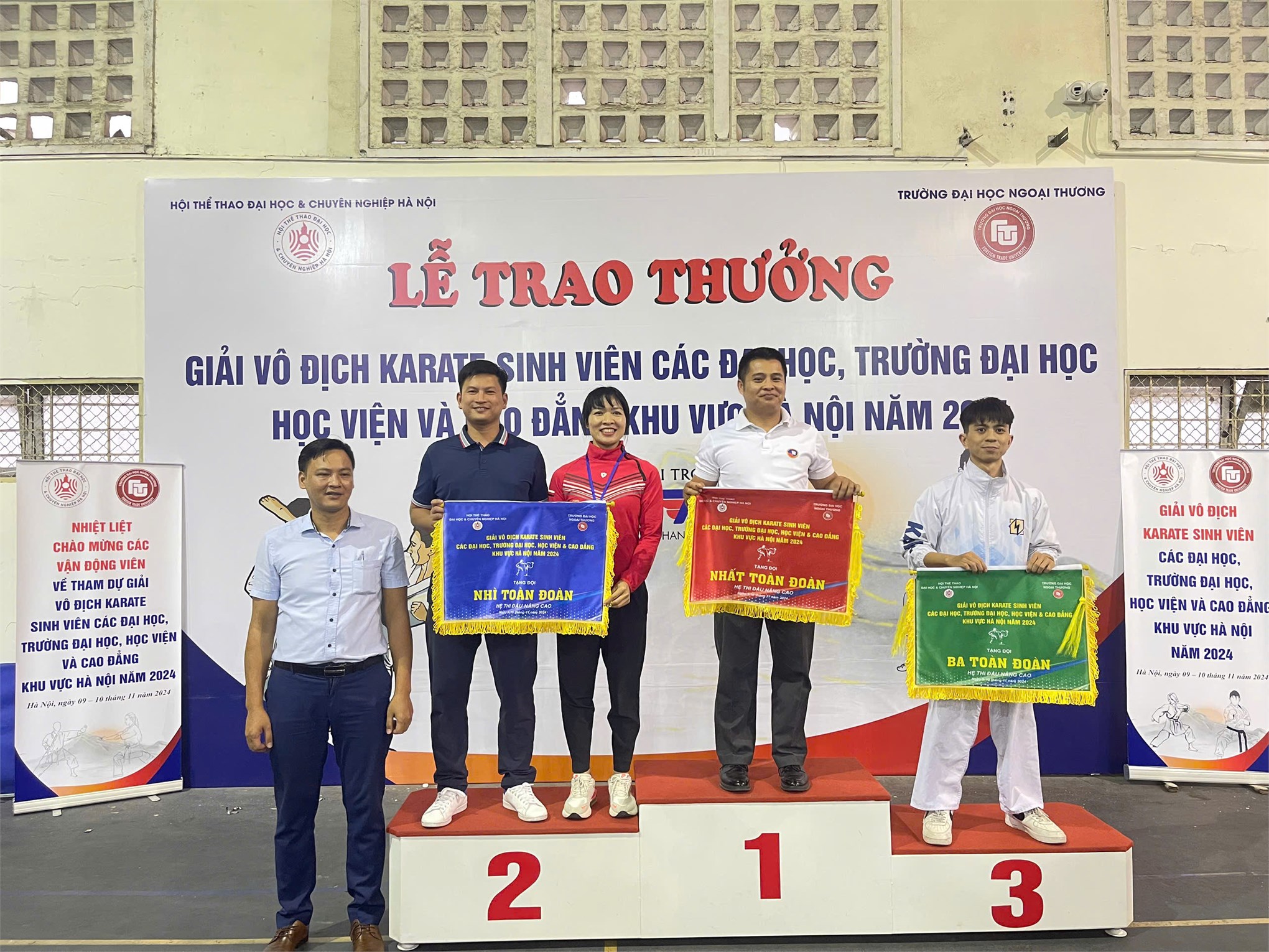 Ấn tượng giải vô địch Karate sinh viên đại học, cao đẳng khu vực Hà Nội năm 2024.