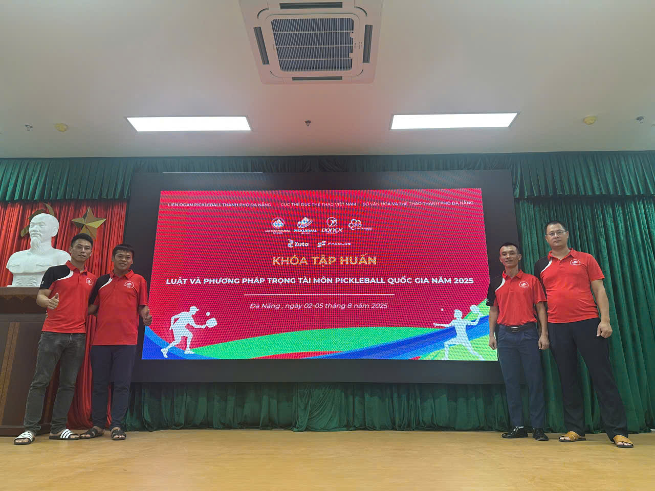 Giảng viên Trung tâm GDTC&TT -Trường Đại học Công nghiệp Hà Nội tham gia khóa tập huấn luật và phương pháp trọng tài môn Pickleball