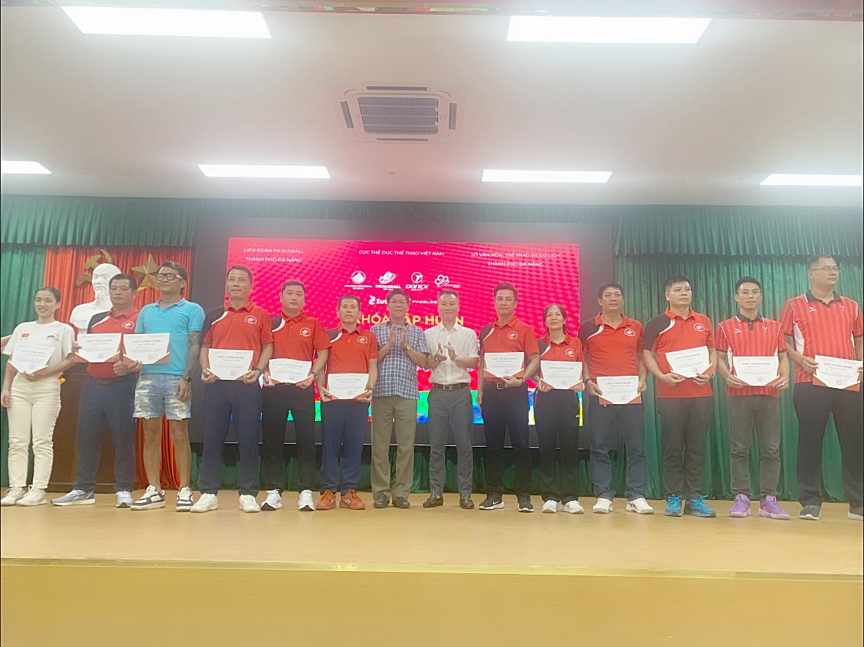Giảng viên Trung tâm GDTC&TT -Trường Đại học Công nghiệp Hà Nội tham gia khóa tập huấn luật và phương pháp trọng tài môn Pickleball