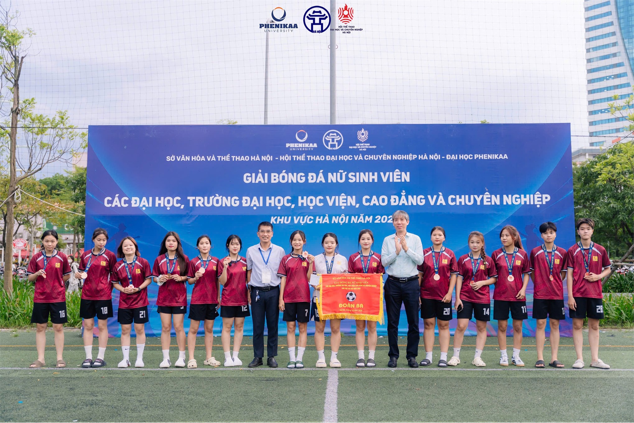 Trường Đại học Công nghiệp Hà Nội xuất sắc xếp thứ Ba toàn đoàn (môn Bóng đá nữ) tại Giải Bóng đá nữ sinh viên các trường Đại học, Học viện, Cao đẳng và chuyên nghiệp khu vực Hà Nội năm 2025.