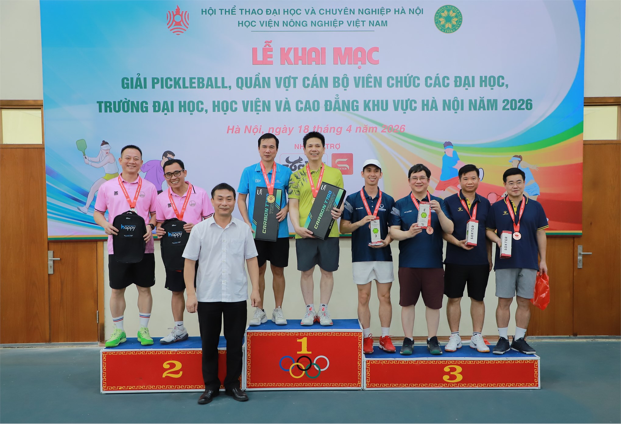 Đại học Công nghiệp Hà Nội Xuất sắc giành thành tích cao tại giải Pickleball, Quần vợt cán bộ viên chức các Đại học, Học viện và Cao đẳng khu vực Hà Nội năm 2026.