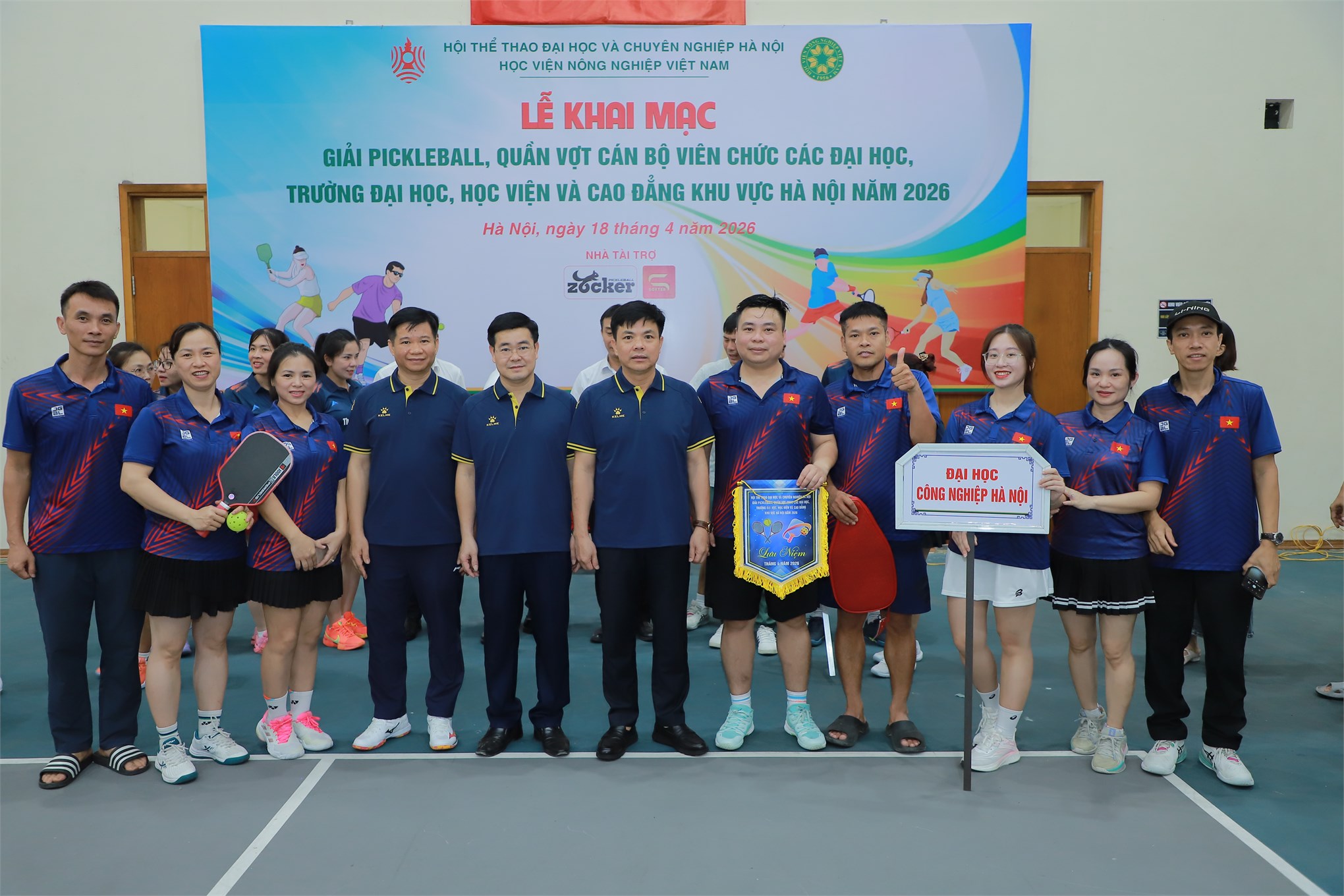 Đại học Công nghiệp Hà Nội Xuất sắc giành thành tích cao tại giải Pickleball, Quần vợt cán bộ viên chức các Đại học, Học viện và Cao đẳng khu vực Hà Nội năm 2026.
